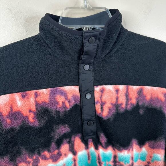 Burton Youth Medium Spark Pullover Fleece Jacket Multicolor Black Coat - Picture 3 of 11